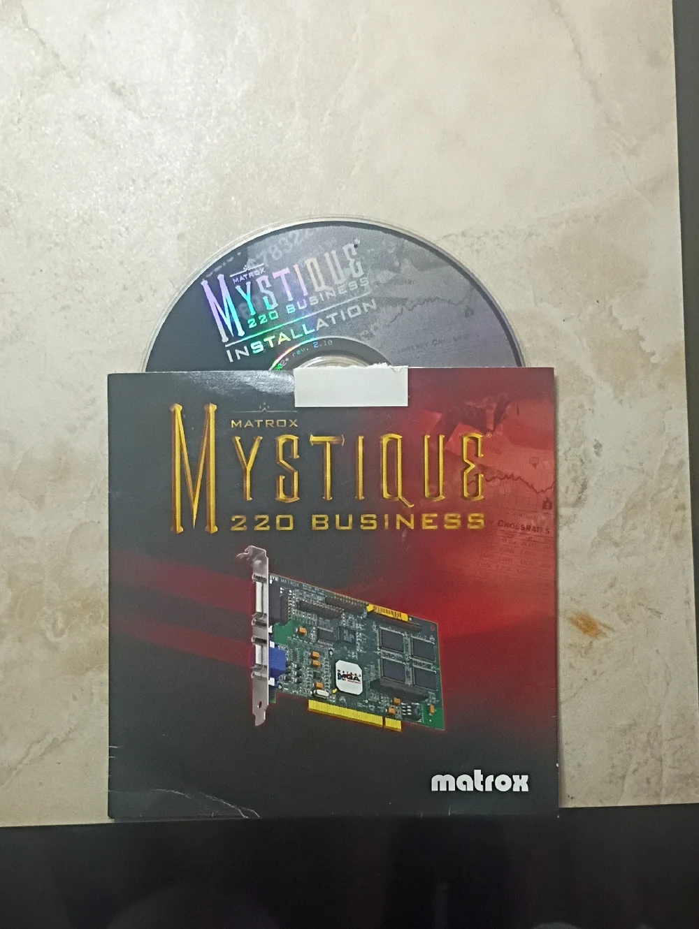 Matrox Mystique 220 Business Graphics Card - Red Packaging